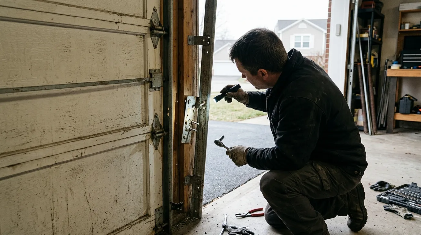 Garage Door Repair for Midlothian's 1960s Housing Stock in Oak Park